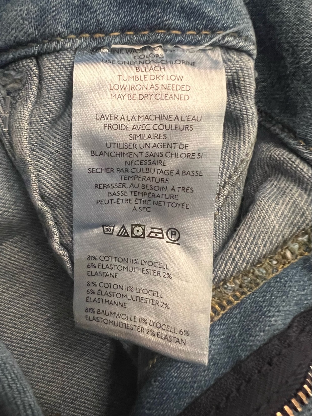Anthropologie Maeve The Colette High-Rise Wide-Leg Cropped Jeans Size 25 Blue - Picture 7 of 9